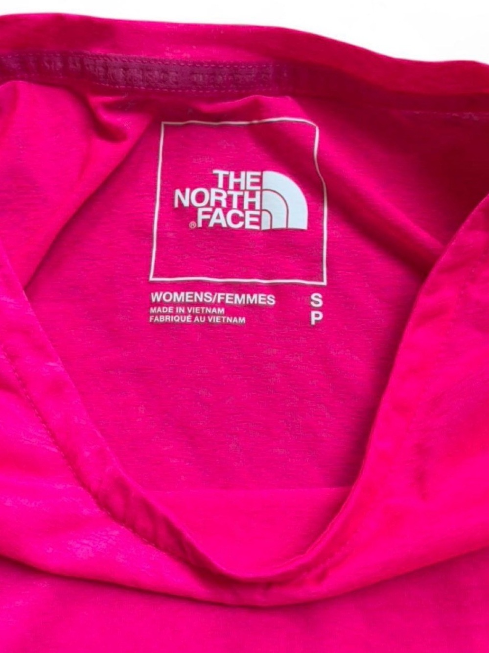 The North Face Women's Short Sleeve Tee in Bright Magenta - Picture 2 of 3